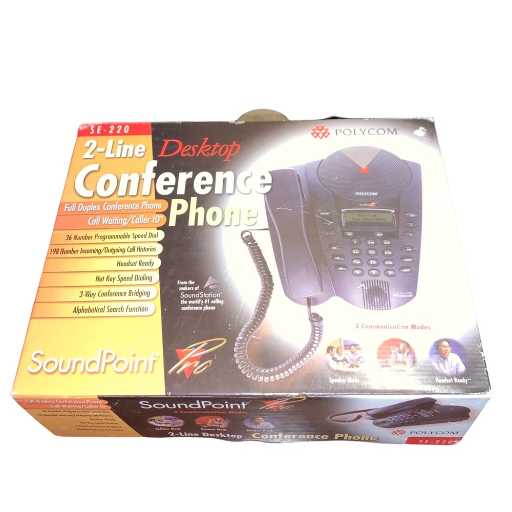 Polycom Soundpoint Pro 2-Line Desktop Conference Phone